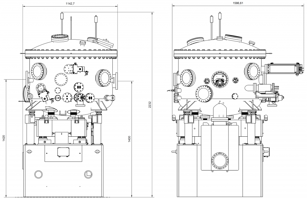 P401- Outer dimensions - Plane grating monochromator for soft X-ray synchrotron radiation at Russian-German beamline at BESSY, Helmholtz-Zentrum Berlin, Germany - Bestec GmbH P401 - Outer dimensions - Plane grating monochromator for soft X-ray synchrotron radiation at Russian-German beamline at BESSY, Helmholtz-Zentrum Berlin, Germany - Bestec GmbH