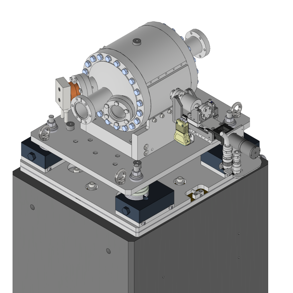 P373 - Slit unit - Bestec GmbH_03 P373 - Exit slit unit for soft X-ray synchrotron radiation at BL5 beamline at synchrotron radiation source SSRL, USA - Bestec GmbH