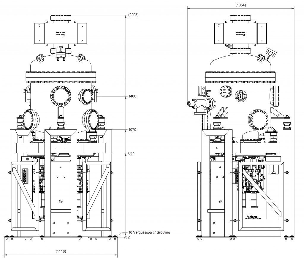 P468 Outer dimensions